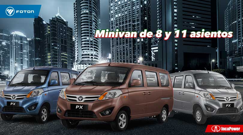 Minivan de 8 y 11 asientos