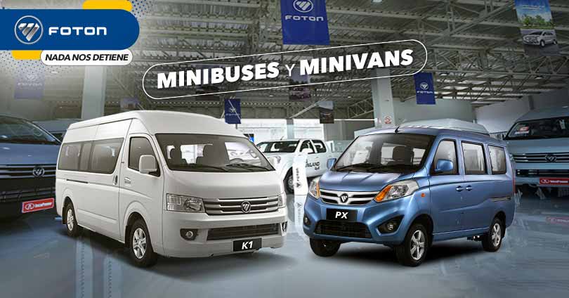 Minibuses y minivans FOTON